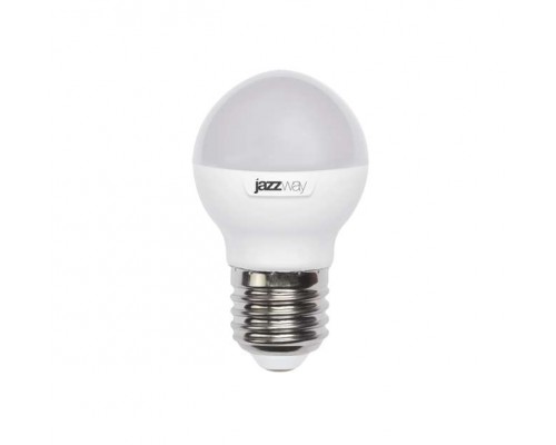 Лампа светодиодная PLED-SP-G45 7Вт шар 5000К холод. бел. E27 540лм 230В JazzWay 1027887-2