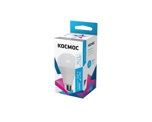 Лампа светодиодная A65 25Вт 4500К E27 220В КОСМОС LkecLED25wA65E2745