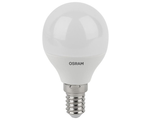 Лампа светодиодная LED Antibacterial P 5.5Вт (замена 50Вт) матовая 4000К нейтр. бел. E14 470лм угол пучка 200град. 220-240В бактерицид. покр. OSRAM 4058075561618
