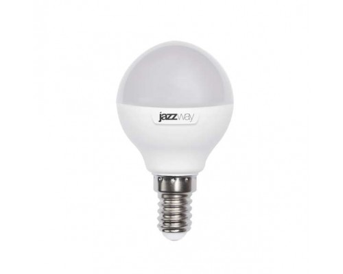 Лампа светодиодная PLED-SP-G45 7Вт шар 5000К холод. бел. E14 540лм 230В JazzWay 1027870-2