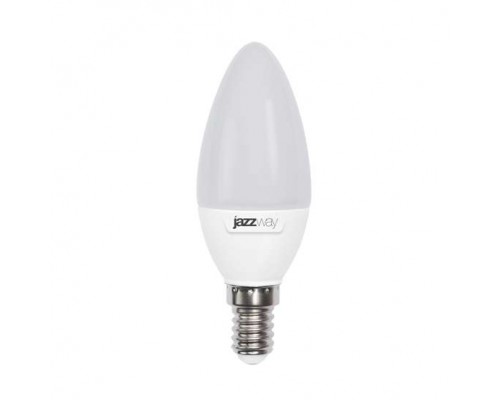 Лампа светодиодная PLED-SP C37 9Вт свеча 5000К холод. бел. E14 820лм 230В JazzWay 2859488A
