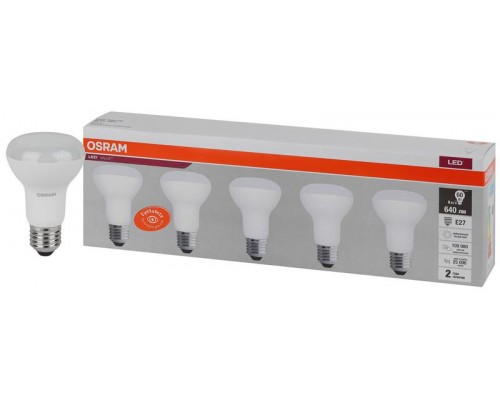 Лампа светодиодная LED Value LVR60 8SW/840 230В E27 2х5 (уп.5шт) OSRAM 4058075584068