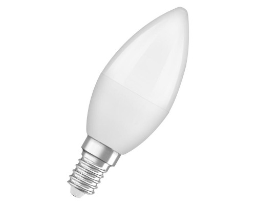 Лампа светодиодная LED Antibacterial B 5.5Вт (замена 50Вт) матовая 4000К нейтр. бел. E14 470лм угол пучка 220град. 220-240В бактерицид. покр. OSRAM 4058075561410