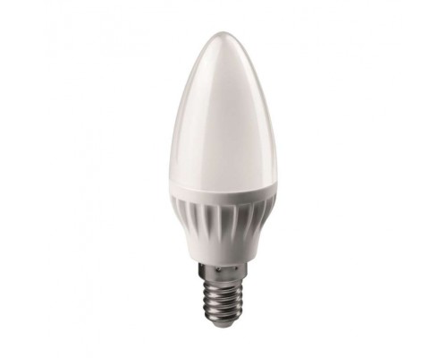 Лампа светодиодная 71 629 OLL-C37-6-230-4K-E14-FR 6Вт свеча 4000К бел. E14 470лм 176-264В ОНЛАЙТ 71629