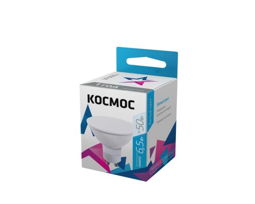 Лампа светодиодная GU10 6.5Вт 220В 4500К Космос LkecLED6.5wGU10C45