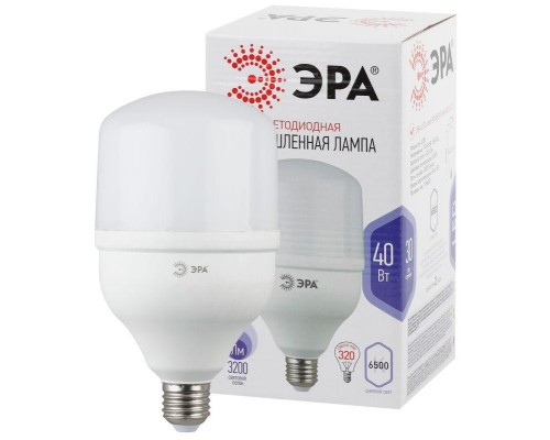 Лампа светодиодная высокомощная POWER 40W-6500-E27 3200лм ЭРА Б0027006