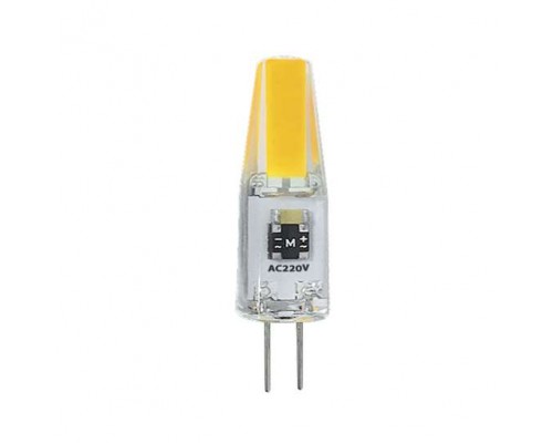 Лампа светодиодная PLED-G4 COB 3Вт капсульная 3000К тепл. бел. G4 240лм 220В JazzWay 2857446