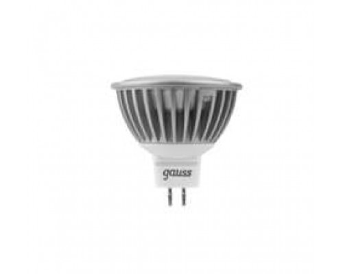 Лампа светодиодная Black MR16 5Вт 4100К бел. GU5.3 530лм 12В FROST Gauss 201505205