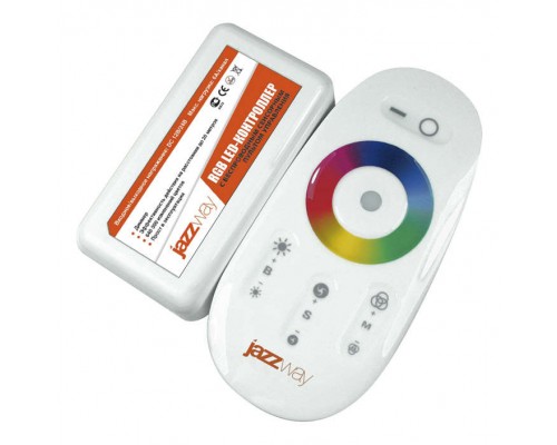Контроллер RGB PRC-4000HF WH 12/24В 216/432Вт бел. JazzWay 1007957