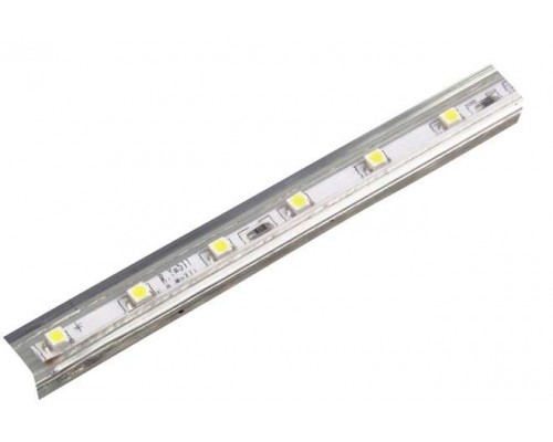 Лента светодиодная MVS-2835/60-IP68-220V 6500K W-1m 4.8Вт/м холод. бел. 220В (уп.100м) JazzWay 5004252
