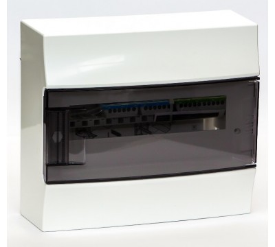 Бокс настенный Mistral41 12М, прозрачная дверь , с клеммным блоком 41P12X12B