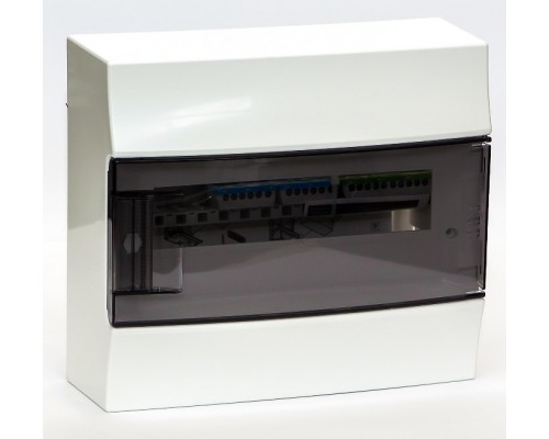 Бокс настенный Mistral41 12М, прозрачная дверь , с клеммным блоком 41P12X12B