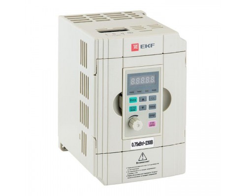Преобразователь частоты 0.75/1.5кВт 1х230В VECTOR-100 PROxima EKF VT100-0R7-1B