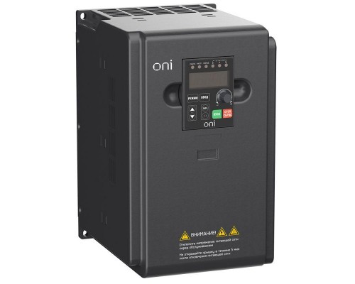 Преобразователь частоты A150 380В 3ф 5.5кВт 13А встроенный торм. модуль ONI A150-33-55NT
