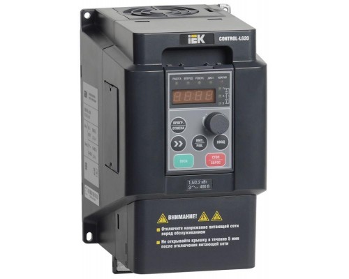 Преобразователь частоты CONTROL-L620 380В 3ф 2.2-4кВт IEK CNT-L620D33V022-004TE