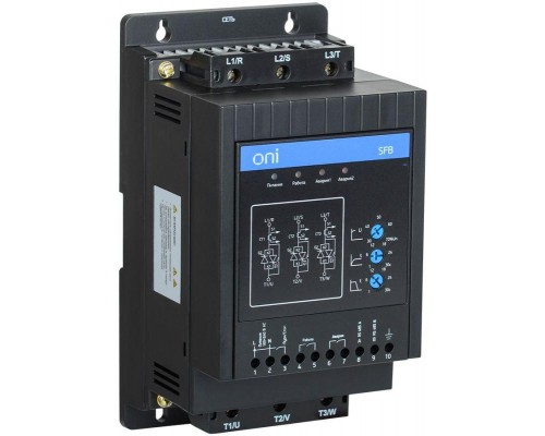 Устройство плавного пуска SFB 3Ф 380В 11кВт 22A Uупр 110-220В Modbus ONI SFB-33-11-A-10