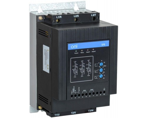 Устройство плавного пуска SFB 3Ф 380В 18кВт 37A Uупр 110-220В Modbus ONI SFB-33-18-A-10