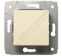 Выключатель IP44, цвет слоновая кость, CARIVA (арт. 773709)
