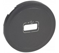 Celiane Лицевая панель для розетки USB, цвет: Графит (арт. 067950)