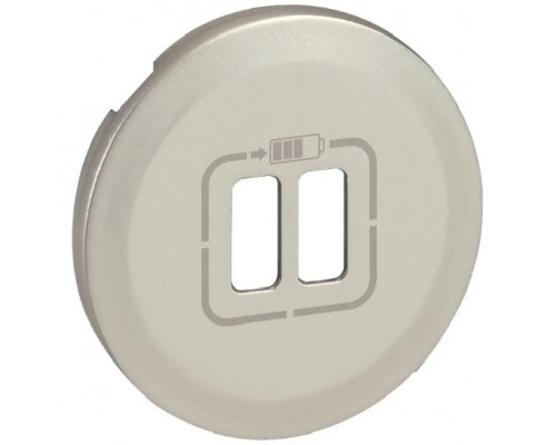 Celiane Лицевая панель для двойной розетки USB, цвет: Титан (арт. 068556)