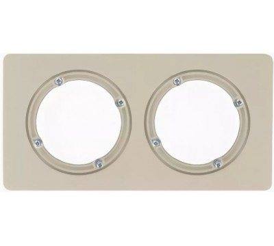 Celiane Рамка 2 поста, IP44, цвет: Слоновая кость (арт. 069082)