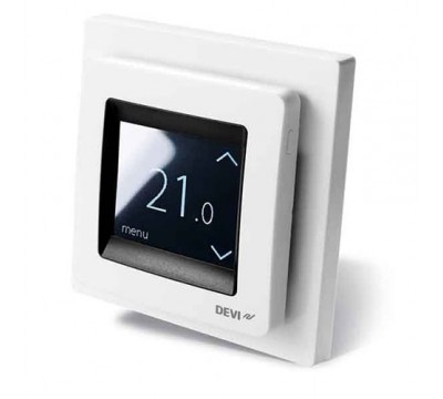 Терморегулятор DEVIreg Touch 16A сенсорный программируемый, цвет белый (арт. 140F1064)