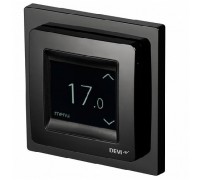 Терморегулятор DEVIreg Touch black 16А сенсорный программируемый, цвет черный (арт. 140F1069)