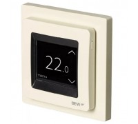 Терморегулятор DEVIreg Touch Polar White 16А сенсорный программируемый, цвет полярно-белый (арт. 140F1071)