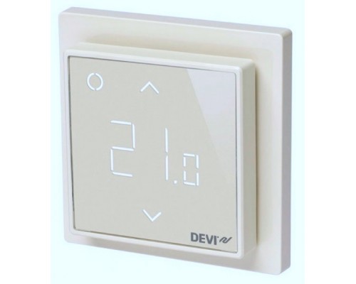 Терморегулятор DEVIreg Smart Pure White 16А с Wi-fi, цвет белый (арт. 140F1141)
