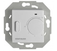 Аналоговый терморегулятор ERATHERM GV245 с выносным датчиком пола, белый