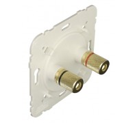 Акустическая розетка, 2 RCA (арт. 21220)