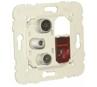 Механизм мультимедийной розетки для подключения звездой R-TV-SAT-RJ45 кат. 6 UTP (арт. 21544)