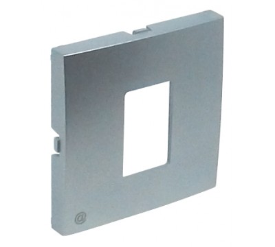 Лицевая панель для розетки RJ-45, цвет: алюминий (арт. 90751 TAL)