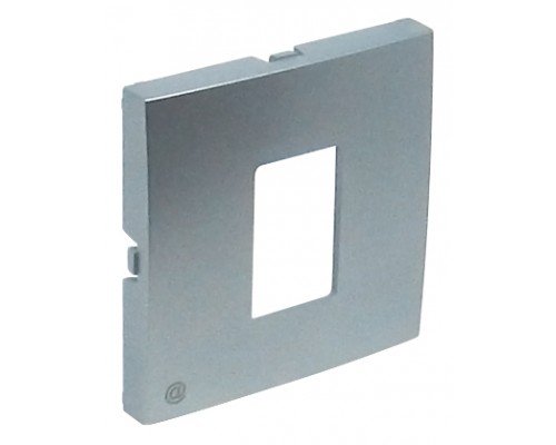 Лицевая панель для розетки RJ-45, цвет: алюминий (арт. 90751 TAL)