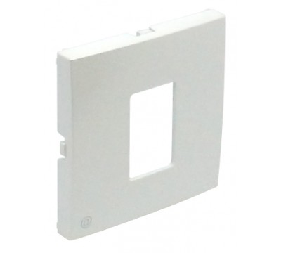 Лицевая панель для розетки RJ-45, цвет: лёд (арт. 90751 TGE)