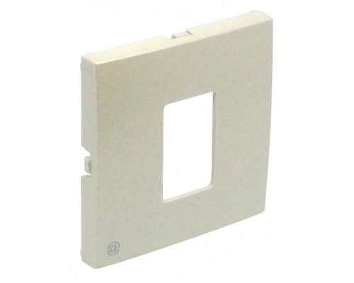 Лицевая панель для розетки RJ-45, цвет: жемчуг (арт. 90751 TPE)