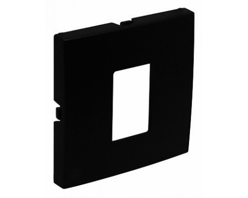 Лицевая панель для розетки RJ-45, цвет: черный (арт. 90751 TPM)