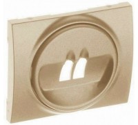 Лицевая панель для акустической одиночной розетки, цвет: Титан (Titanium) (арт. 771400)