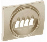 Лицевая панель для двойной акустической розетки, цвет: Титан (Titanium) (арт. 771425)