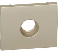 Лицевая панель для розетки TV одиночной, цвет: Титан (Titanium) (арт. 771466)
