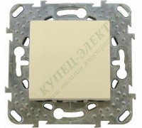 Выключатель Schneider Electric Unica одноклавишный, цвет слоновая кость (арт. MGU5.201.25ZD)