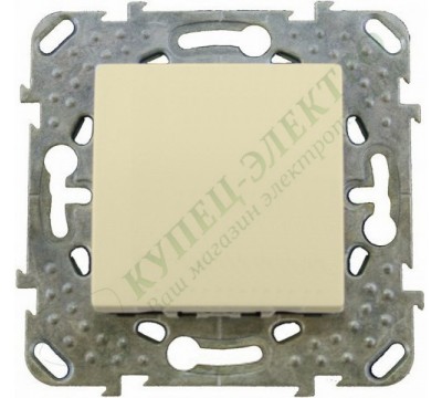 Выключатель Schneider Electric Unica одноклавишный, цвет слоновая кость (арт. MGU5.201.25ZD)