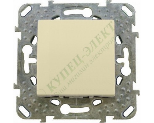Переключатель Schneider Electric Unica одноклавишный (сх.6), цвет слоновая кость (арт. MGU5.203.25ZD)