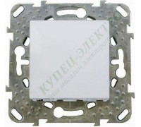 Выключатель Schneider Electric Unica одноклавишный кнопочный, цвет белый (арт. MGU5.206.18ZD)