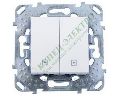 Выключатель Schneider Electric Unica для жалюзи, цвет белый (арт. MGU5.208.18ZD)