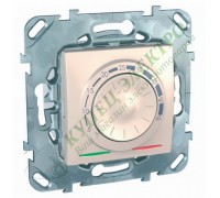 Термостат Schneider Electric Unica для тёплого пола 10А с датчиком , цвет слоновая кость (арт. MGU5.503.25ZD)