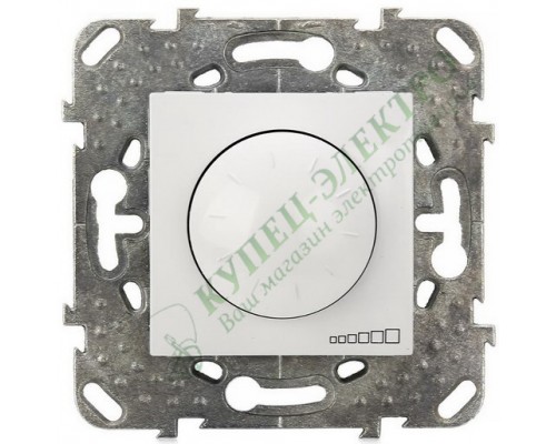 Диммер Schneider Electric Unica Schneider Electric Unica поворотный 40-400W, Переключатель Schneider Electric Unica , цвет белый (арт. MGU5.511.18ZD)