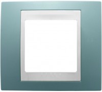 Рамка Schneider Electric Unica Хамелеон, 1 пост, цвет: синий/белый (арт. MGU6.002.873)