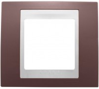 Рамка Schneider Electric Unica Хамелеон, 1 пост, цвет: лиловый/белый (арт. MGU6.002.876)