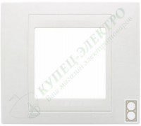 Рамка Schneider Electric Unica Хамелеон вертикальная 2 поста, цвет:, цвет белый (арт. MGU6.004V.18)